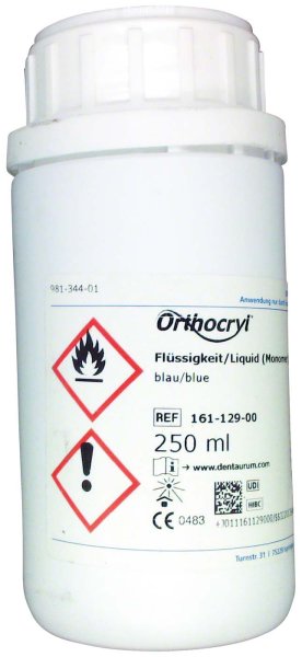 Orthocryl® Flüssigkeit 250 ml Flüssigkeit blau