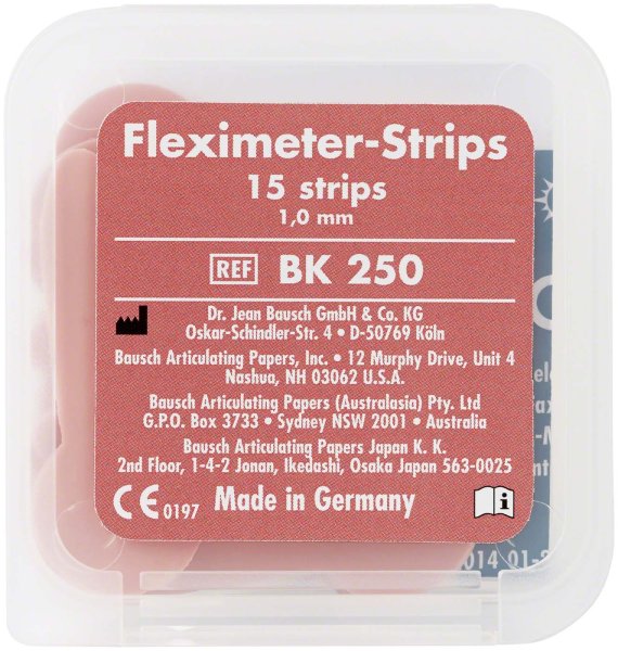 Fleximeter-Strips 15 Stück, 1,0 mm, rosa