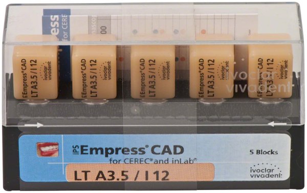 IPS Empress® CAD A-D for CEREC 5 Stück Gr. I12, A3,5 LT