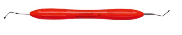 LM DuraGradeMAX™ Exkavatoren Ø 2 mm, rund, rot, LM-ErgoMax™ Griff