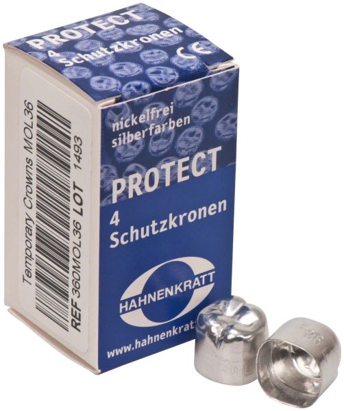 PROTECT Schutzkronen ALU-TEMP 4 Stück MOL36