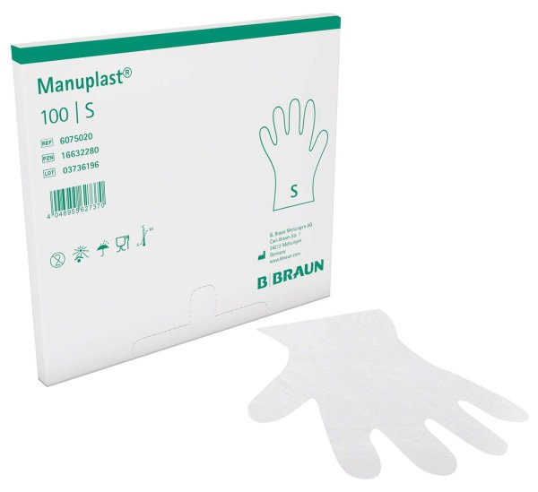 Manuplast® PE 100 Stück puderfrei, S
