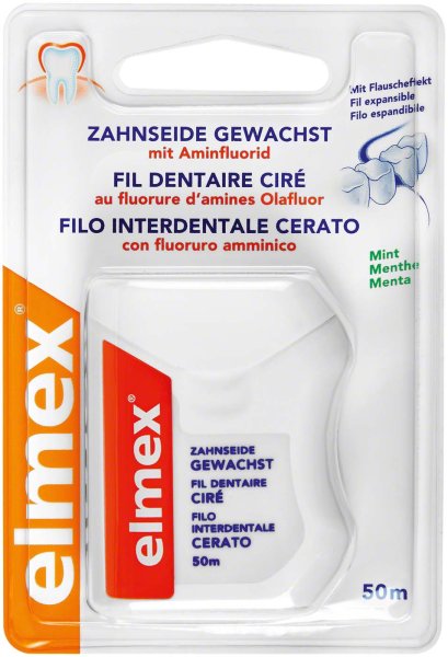 elmex® Zahnseide **Spenderbox** 50 m gewachst