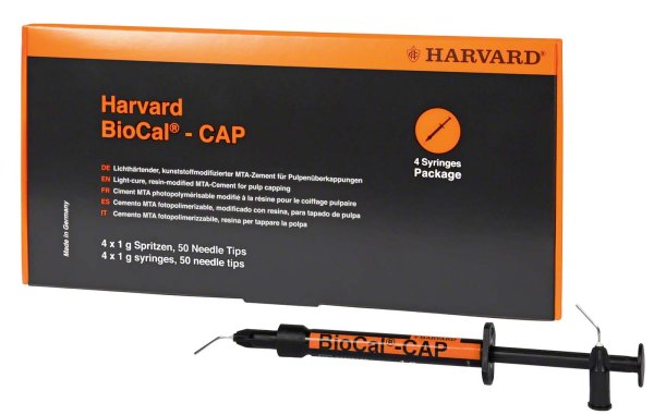Harvard BioCal® - CAP 4 x 1 g Spritze, 50 needle tips