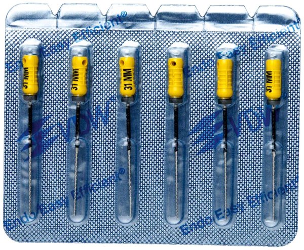 STERILE Hedstroem Feilen **Blisterpackung** 6 Stück 31 mm ISO 050