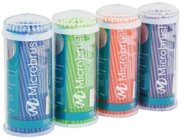 Microbrush® Applikatoren Tube Serie 400 Stück gemischt, regulär 2 mm