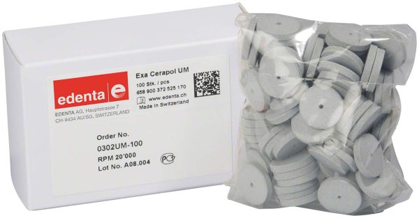 Exa Cerapol 100 Stück unmontiert, hellgrau, Figur 372, 3 mm, ISO 170