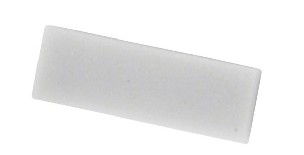 India-Korund-Schleifsteine Keilförmig, beige fein, 75 x 45 x 2-7 mm