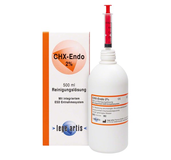 CHX-Endo 2% 500 ml Reinigungslösung mit ESD-Entnahmesystem