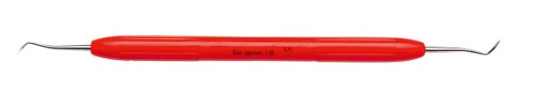 LM DuraGradeMAX™ Exkavatoren Ø 1 mm, löffelförmig, rot, LM-ErgoNorm™ Griff