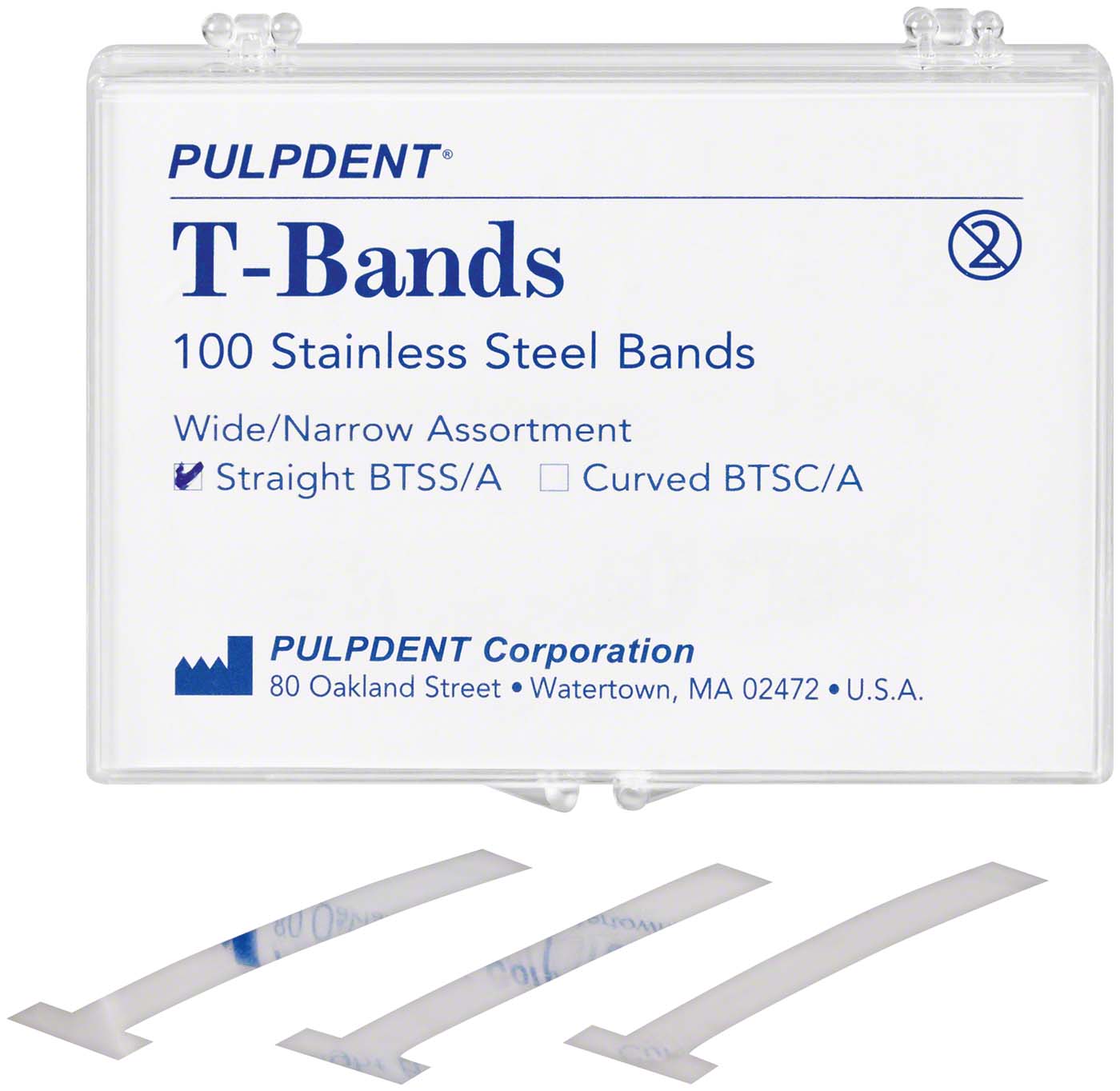 PCA TBands 100 Stück sortiert, gerade, Stahl Matrizen