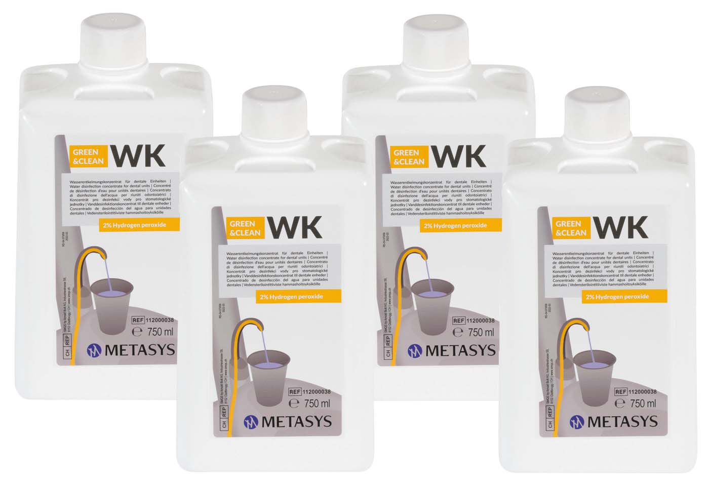 GREEN&CLEAN WK **Karton** 4 x 750 ml Flasche | Präparate für ...