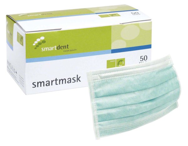 smartmask Mundschutz 50 Stück grün