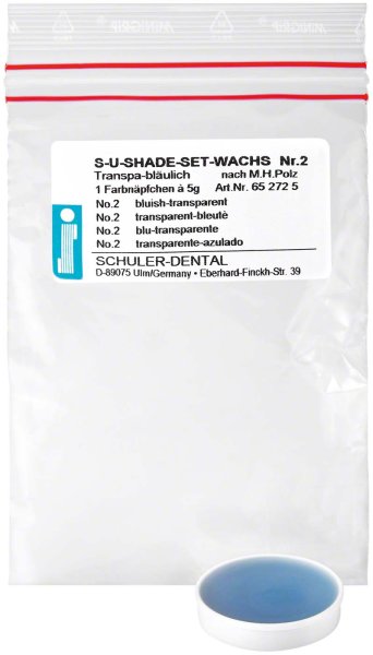S-U-Shade-Set 5 g Farbnäpfchen transpa-bläulich
