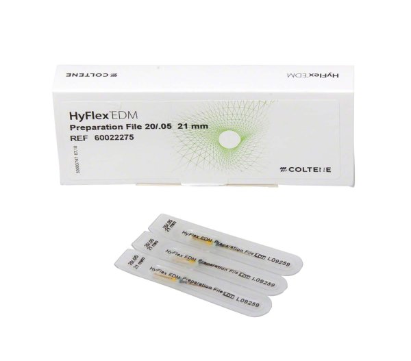 HyFlex™ EDM NiTi-Feilen 3 Prep Feilen 21 mm, Taper.05 ISO 020