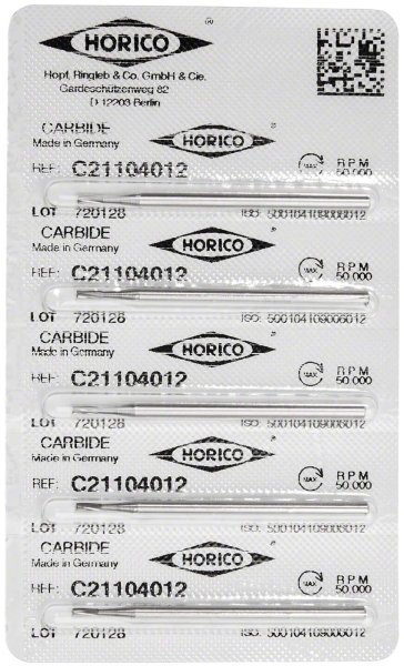 HM-Bohrer C21 5 Stück HP, Figur 107, ISO 012