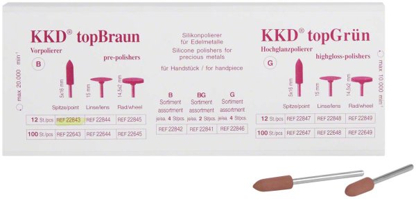 KKD® topBraun 12 Stück HP, Spritze