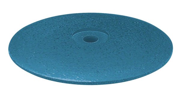 EVEFLEX 10 Stück unmontiert, blau sehr grob, Figur Linse, 22 x 4 mm