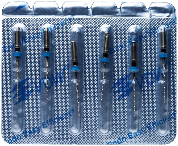 Mtwo® Instrumente **Blisterpackung** 6 Stück ABT 16 mm, 21 mm, Taper.04, ISO 040