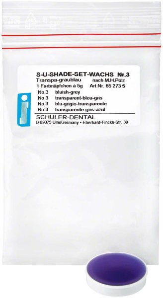 S-U-Shade-Set 5 g Farbnäpfchen transpa-graublau