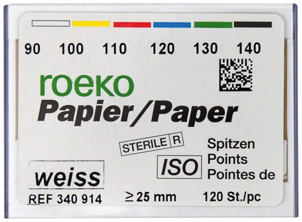 roeko Papier Spitzen weiss 120 Stück ISO 090-140