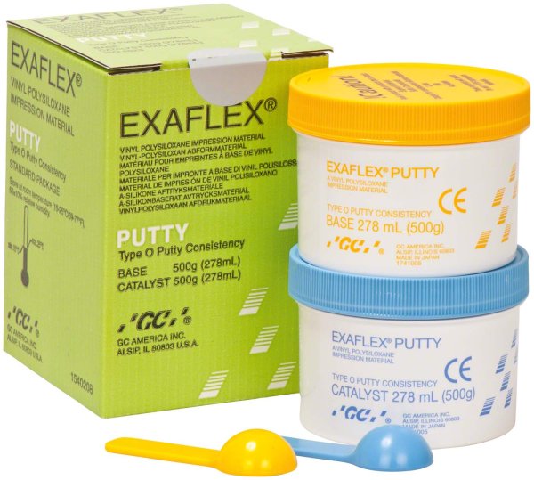 GC EXAFLEX® **Normalpackung** 500 g Basispaste, 500 g Katalysator, Putty