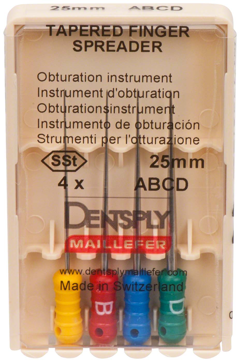 Finger Sprider Rct Finger Spreader konisch 4 Stück 25 mm, Größe A-D | Wurzelfüller ...