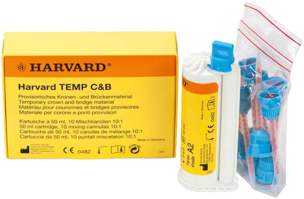 Harvard TEMP C&B 50 ml Automix-Kartusche A2, 10 Mischkanülen