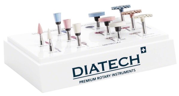 DIATECH ShapeGuard **Ceramic Polishing Plus Kit** 11 Stück (3 x blau, 4 x rosa, 4 x weiß), RA