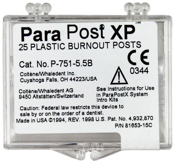 ParaPost® XP™ Ausbrennstifte **Bulkpackung** 25 Stück Ø 1,4 mm