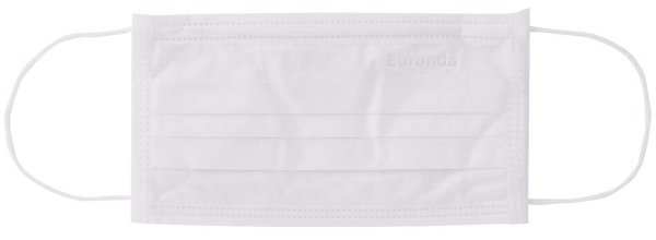 Monoart® Mundschutz Protection 3 50 Stück mit Gummizug, weiß