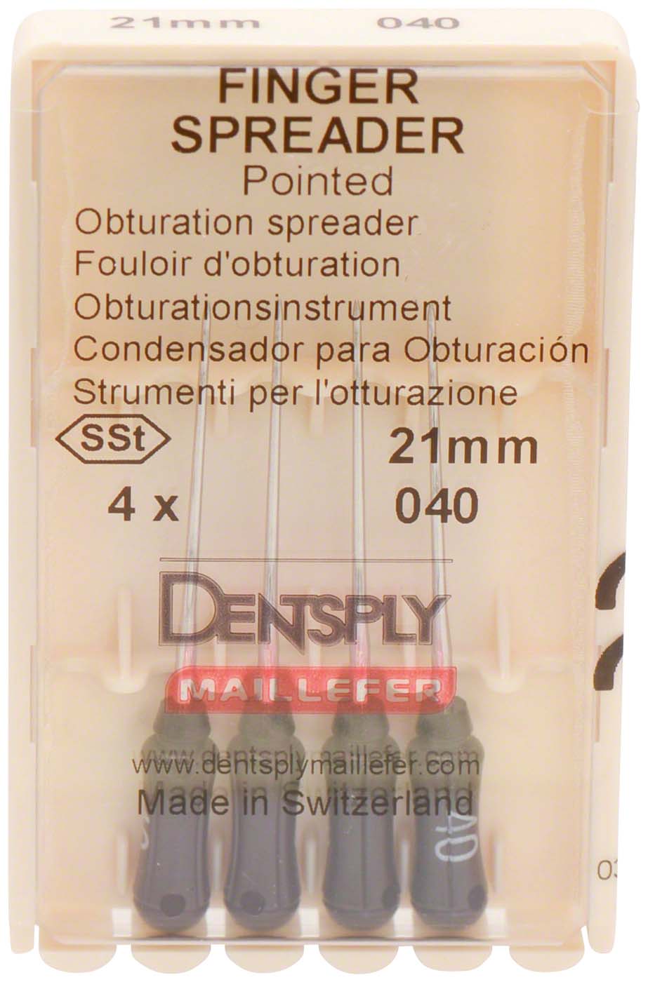 Finger Sprider Rct Finger Spreader 4 Stück 21 mm, ISO 040 | Wurzelfüller, Plugger ...