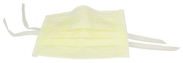 Monoart® Mundschutz Protection 3 50 Stück zum Binden, gelb
