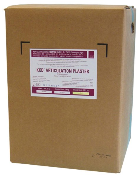 KKD® Articulation Plaster **Karton** 22,7 kg Gips