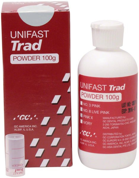 GC UNIFAST Trad 100 g Pulver pink X