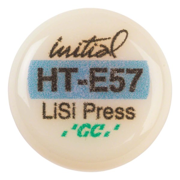 GC Initial™ LiSi Press 5 x 3 g Rohling E57 HT