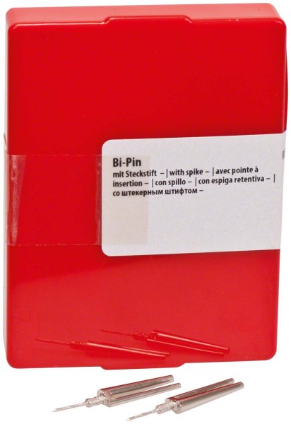 Bi-Pin mit Steckstift 100 Stück ohne Hülse lang