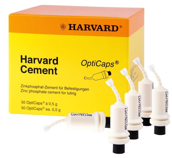 Harvard Cement OptiCaps® 50 Kapseln Zementfarbe weißlich gelb