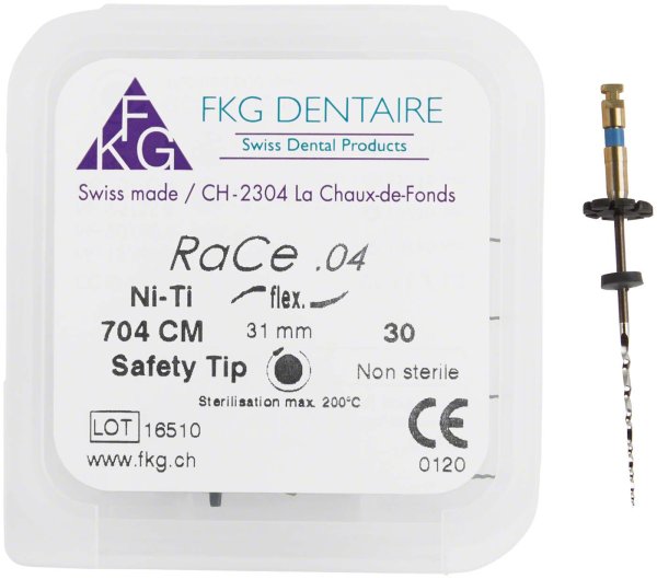 FKG RaCe 5 Stück 31 mm ISO 030, 4 %