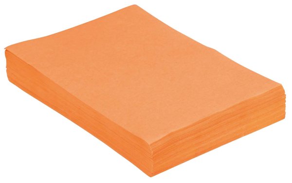 Monoart® Traypapier **Blisterpackung** 250 Stück orange, 28 x 36 cm