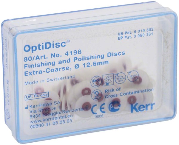 OptiDisc® **Nachfüllpackung** 100 Stück unmontiert, dunkelbraun extra grob, Ø 12,6 mm