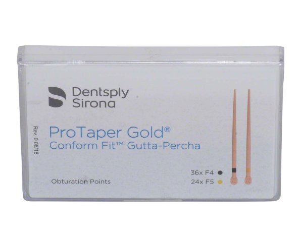 ProTaper Gold® Conform Fit™ Guttaperchaspitzen 60 Stück F4/F5