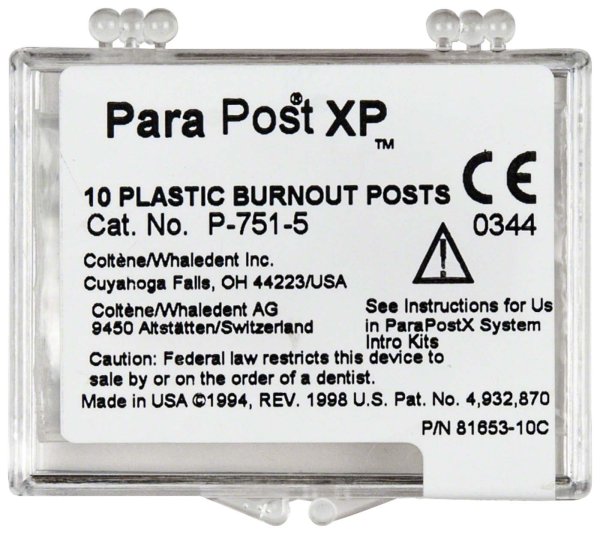 ParaPost® XP™ Ausbrennstifte **Nachfüllpackung** 10 Stück Ø 1,25 mm