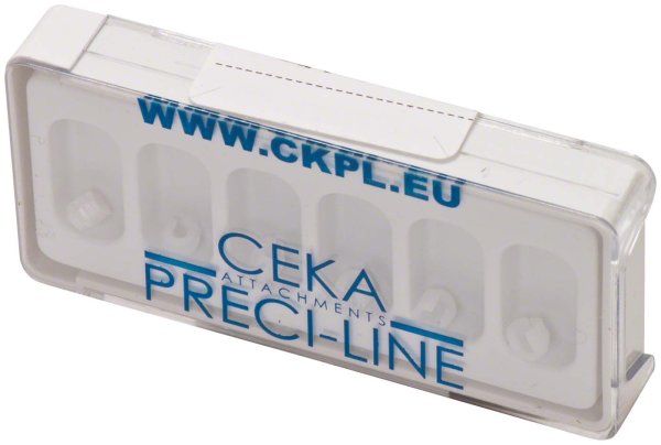 PRECI-SAGIX-Matrize 6 Stück weiß, standart Ø 2,2 mm, reduzierte Retention