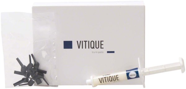 Vitique 3,9 g Try-In-Paste white, 10 Veneer-Tips