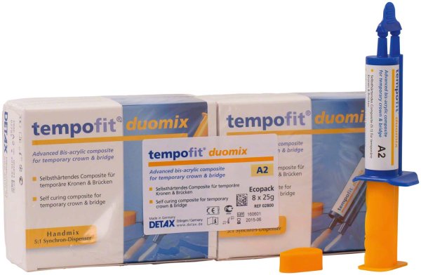 tempofit® duomix **Economypackung** 8 x 25 g Dispenser A2