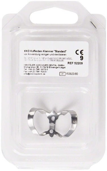 KKD® Klammern Standard anterior Nr. 9, für labiale Karies
