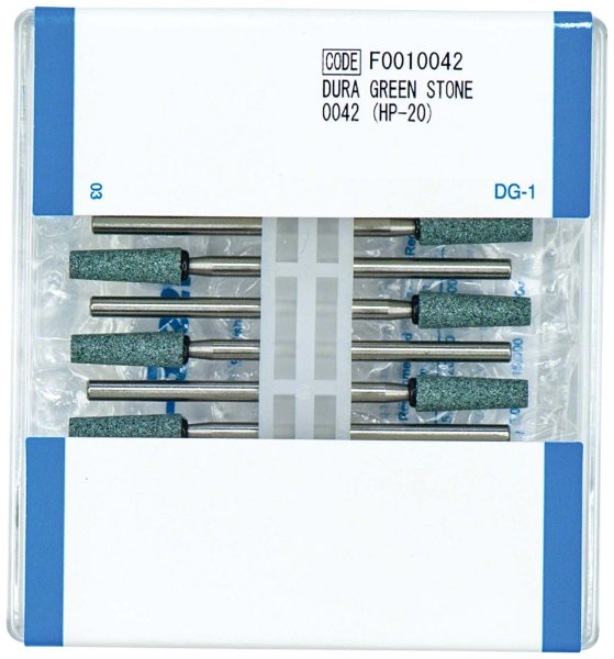 Dura-Green-Steine 12 Stück TC4, HP, ISO 040