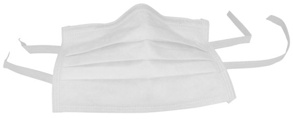 Monoart® Mundschutz Protection 3 50 Stück zum Binden, weiß