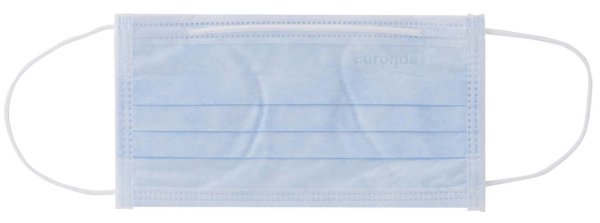 Monoart® Mundschutz Protection 3 50 Stück mit Gummizug, blau